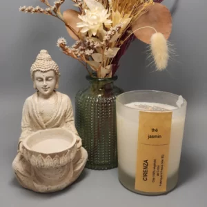 Bougie végétale parfumée Thé Jasmin 140g