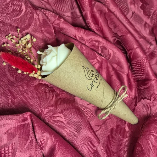 Bougie Décorative Rose Noel