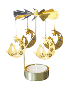 Manège à bougie Chat